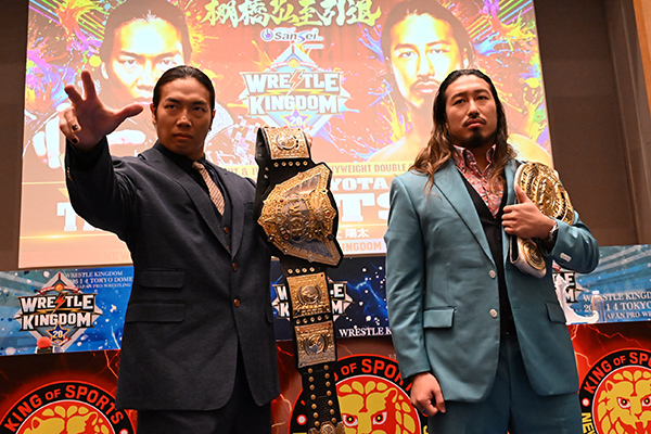 Takeshita, Tsuji talk double title clash 【WK20】 | NEW JAPAN PRO