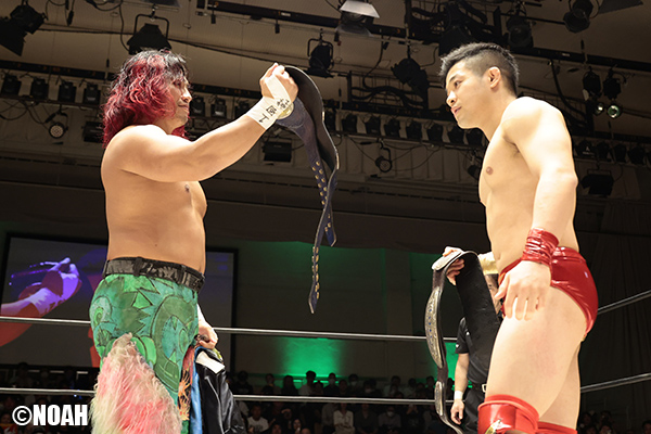 高橋ヒロムが『NOAH Jr.GRAND PRIX』で“新鋭”小田嶋大樹と熱戦を展開