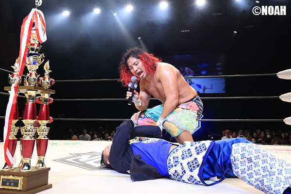 高橋ヒロムが『NOAH Jr.GRAND PRIX』準決勝でタダスケに勝利！ 決勝で