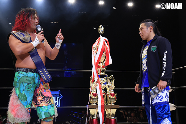 高橋ヒロムが『NOAH Jr.GRAND PRIX』準決勝でタダスケに勝利！ 決勝で