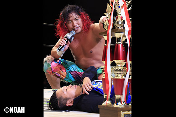 高橋ヒロムが『NOAH Jr.GRAND PRIX』準決勝でタダスケに勝利！ 決勝で