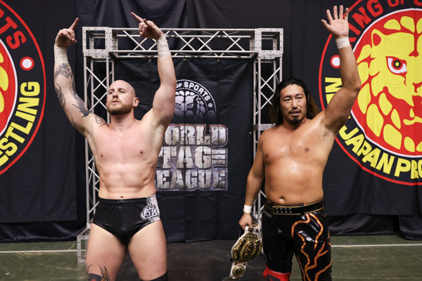 辻＆ゲイブが新合体技WAR BLASTERでファレを撃沈！ 矢野＆オレッグが