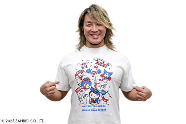11.28青森大会から発売！棚橋弘至×サンリオキャラクターズコラボグッズ