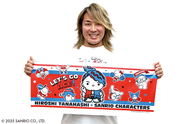 11.28青森大会から発売！棚橋弘至×サンリオキャラクターズコラボグッズ