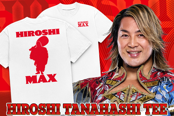 12.8広島大会で『棚橋弘至「I LOVE HIROSHIMA」Tシャツ』を特別販売