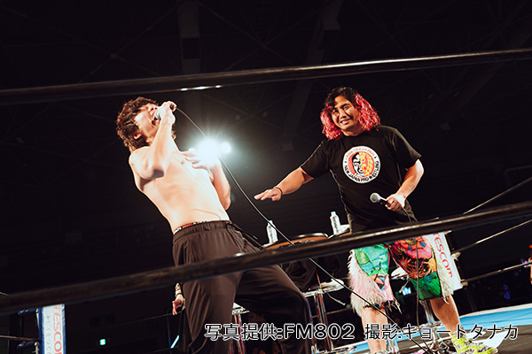 ヒロムが石森との初タッグでH.O.Tに快勝！ FM802＆『RADIO CRAZY』を