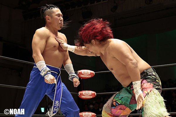 1.1日本武道館の前哨タッグ戦、なんとGHCジュニア王者・ヒロムが、次期