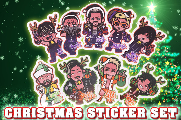 く.クリスマスシール 確認用 12.19高崎大会から発売！『クリスマス フレークシールセット3種』が