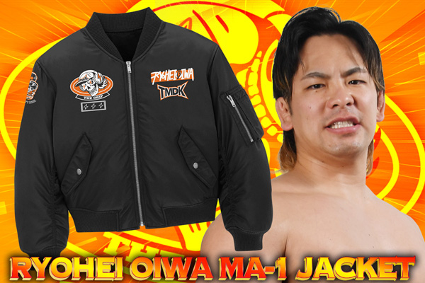 新日本プロレス 大岩陵平 MA-1 ジャケット NJPW TMDK Sサイズ 【公式通販】