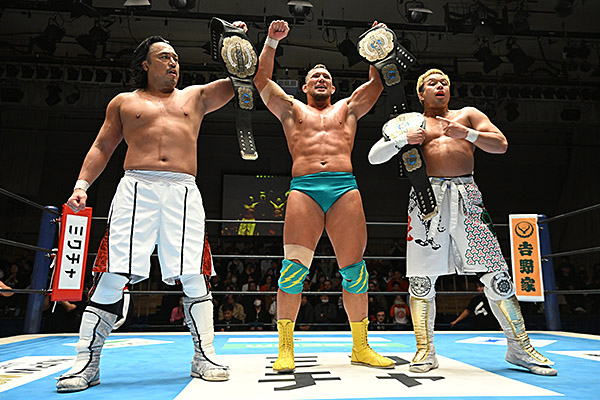 2月2日（月）後楽園大会の全カードが決定！】NEVER6人タッグ王者組