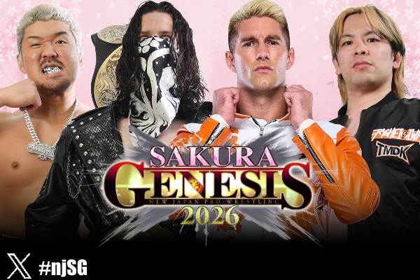 Four title matches made for Sakura Genesis! | NEW JAPAN PRO-WRESTLING