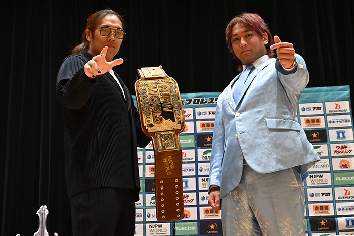 明日は15分以内にTAKESHITAさんを潰す。そして勝つ、そしてこのベルト