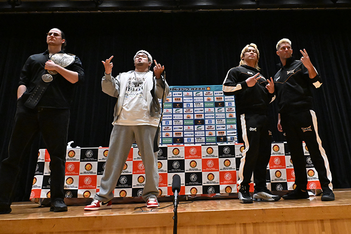 Last comments made before Ryogoku title bouts | NEW JAPAN PRO