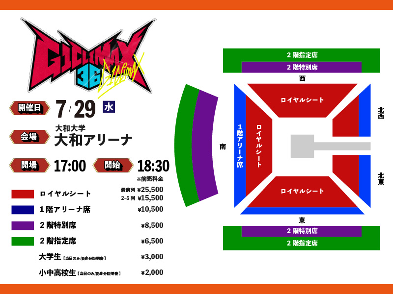 新日カードランブル presents G1 CLIMAX 36 | 新日本プロレスリング