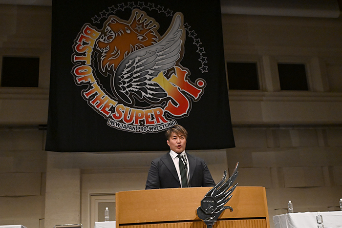 棚橋弘至社長が“新たな試み”を提唱！『BEST OF THE SUPER Jr.33』にて