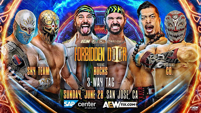 NJPW AEW WARDOGS 新日本プロレス 日本時間：6月29日（月）『AEW x NJPW: Forbidden Door』でIWGP GLOBAL