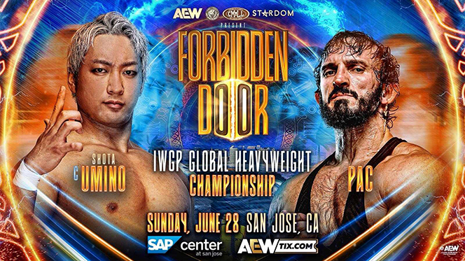 NJPW AEW WARDOGS 新日本プロレス 日本時間：6月29日（月）『AEW x NJPW: Forbidden Door』でIWGP GLOBAL