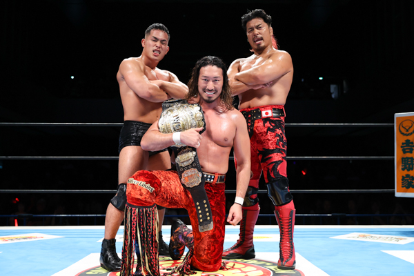 G136】メインで快勝した辻が威風堂々の宣言！「IWGPヘビー級王者として