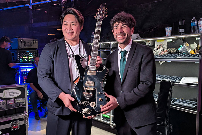 Forbiddern Door』大会前、AEWのトニー・カーン社長から棚橋弘至社長に