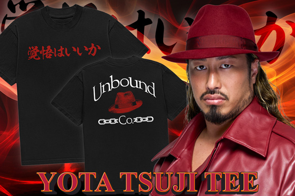 6.14大阪城ホール大会から発売！辻陽太、H.O.Tの新作Tシャツが完成