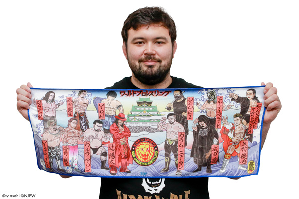 6.14大阪城ホール大会から発売！「ワールドプロレスリング 浮世絵風