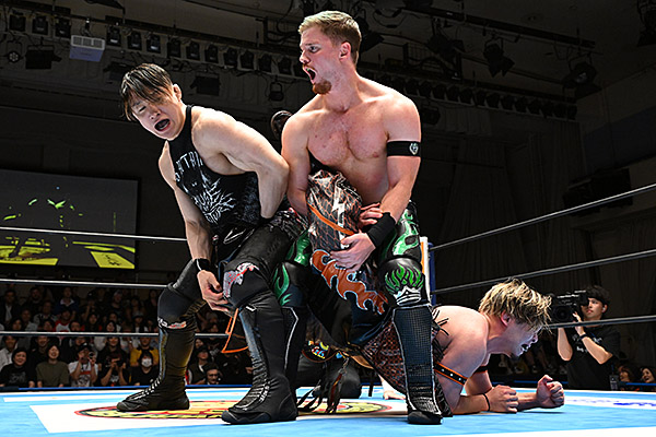 Akira outlasts Wato, Fujita and SHO in Korakuen | NEW JAPAN PRO