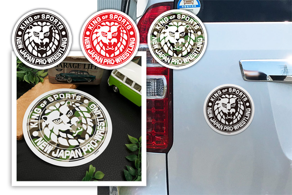 新日本プロレス×マグネットパーク】車用マグネットステッカーに新作が