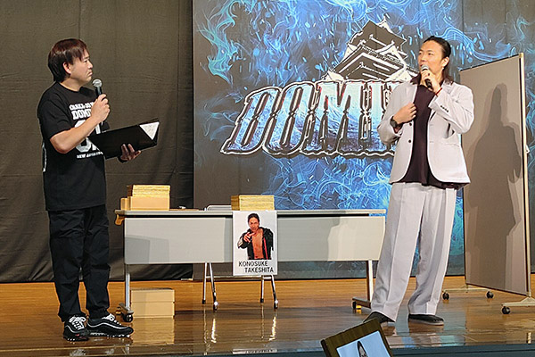 NJPW WORLD認定TV王者”TAKESHITAがタイトル戦に向けてコメント