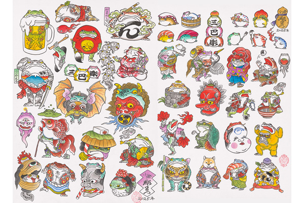 6.14大阪城ホール大会から発売！「ワールドプロレスリング 浮世絵風
