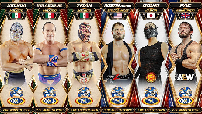 現地時間8月7日（金）開催】CMLL『Grand Prix Internacional 2026』に