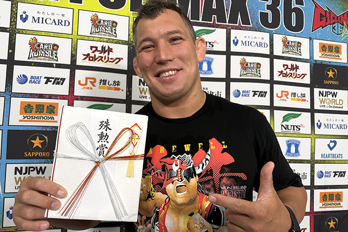G1 CLIMAX36』“三賞”が発表！】殊勲賞はボルチン・オレッグ選手！敢闘