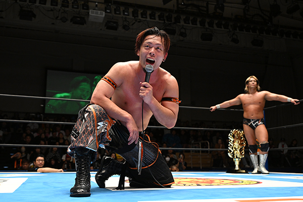 藤田が“NEVER王者”ウルフから堂々ピンフォール勝ち！「今日の結果で