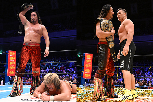 Tsuji survives the Grip to keep heavyweight gold | NEW JAPAN PRO