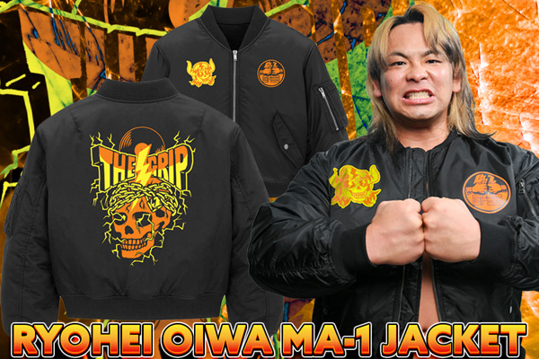 新日本プロレス　大岩陵平 MA-1 ジャケット NJPW TMDK Sサイズ 10.12両国大会から発売！大岩陵平の新作グッズが完成！ | 新日本