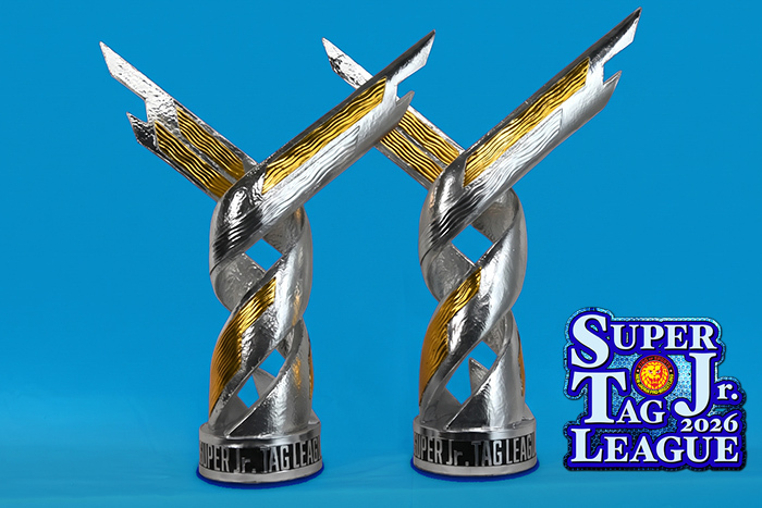 開幕目前！】『SUPER Jr.TAG LEAGUE』の優勝トロフィーがリニューアル