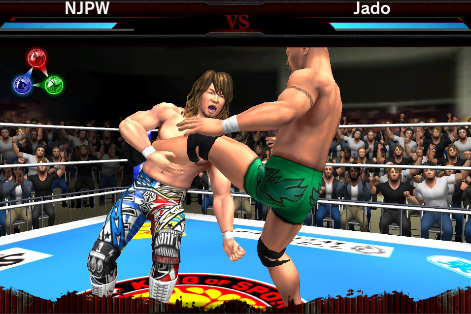The official NJPW mobile game, 'KING OF SPORTS – NEW JAPAN