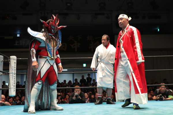 Liger, Tenzan celebrate 40 years of Hiro Saito at Dradition