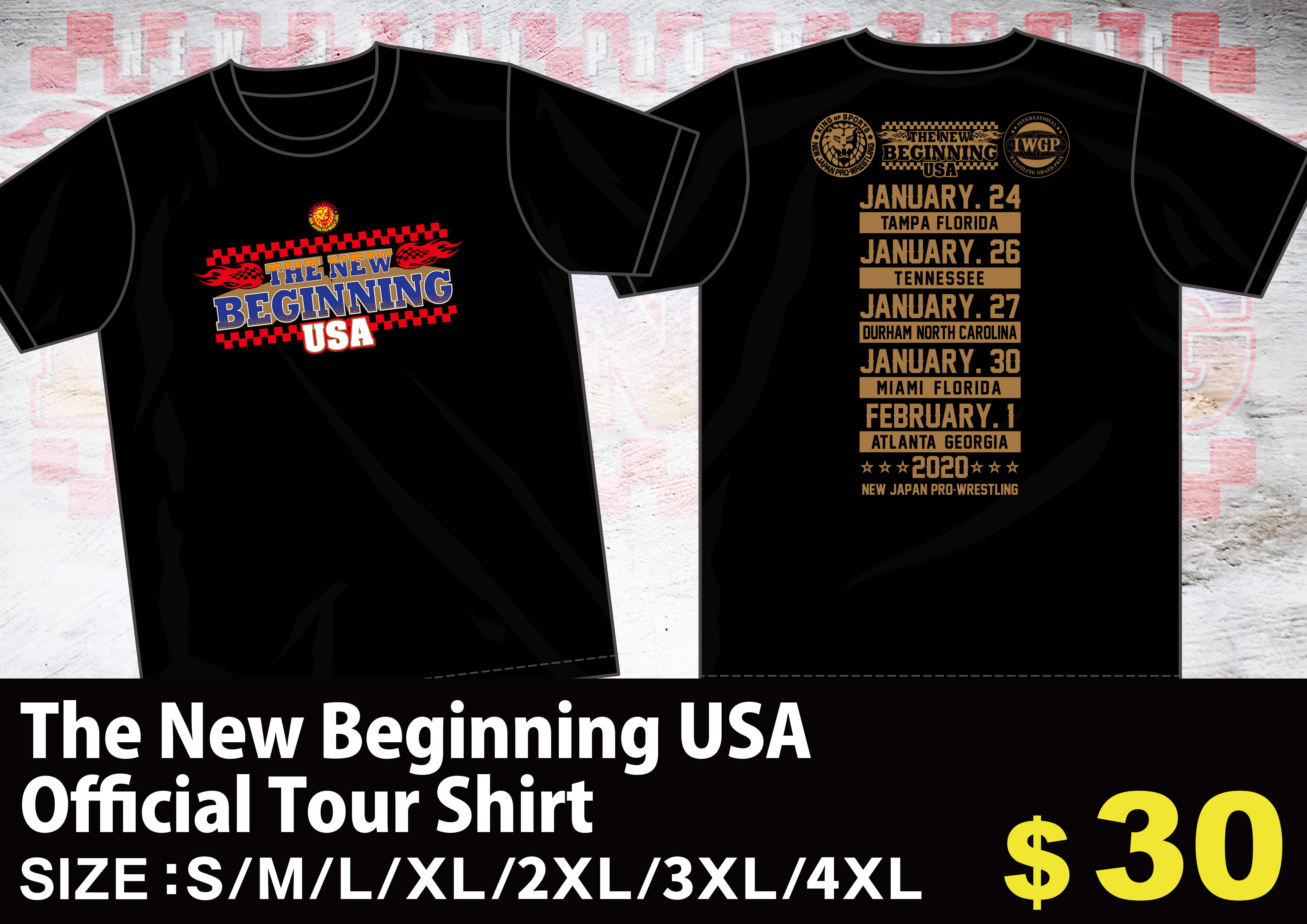 Merch line-up for The New Beginning USA revealed! 【NJoA】 | NEW