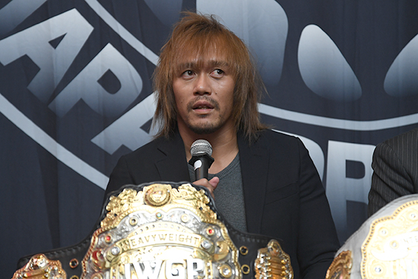 KENTA and Naito sign their New Beginning contract! | NEW JAPAN PRO