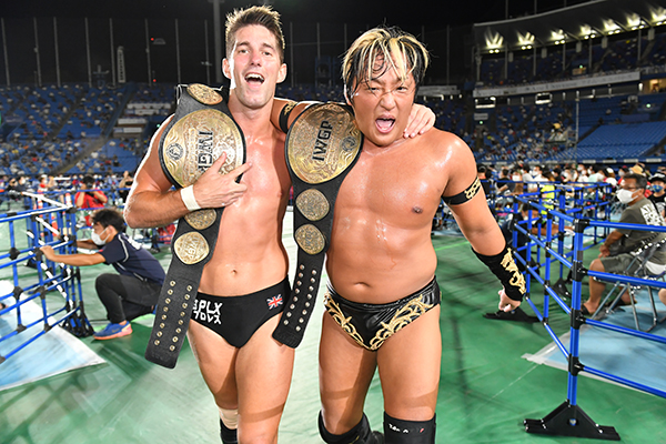 Dangerous Tekkers retain tag gold in Jingu | NEW JAPAN PRO