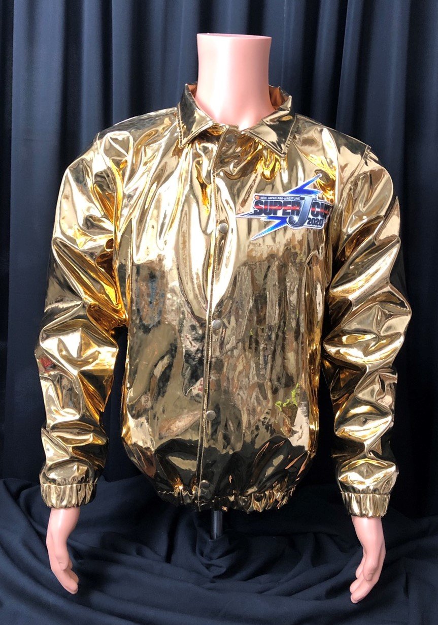 NJPW x NERDS Clothing Super J-Cup Winner's Replica Jacket now