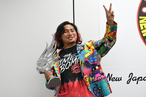 Hiromu Takahashi makes BOSJ Winning Address | NEW JAPAN PRO-WRESTLING