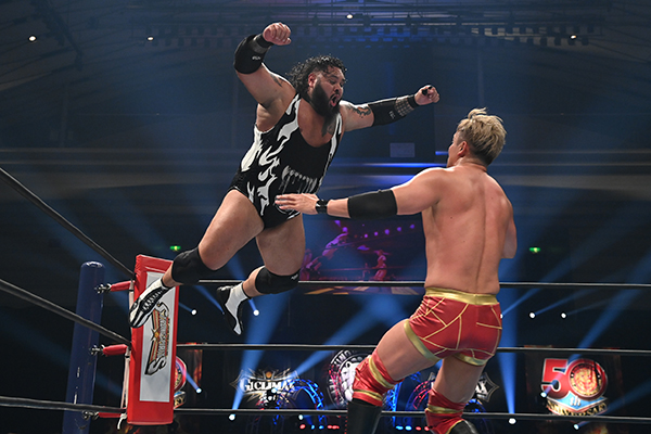 JONAH vs Okada on AXS! | NEW JAPAN PRO-WRESTLING