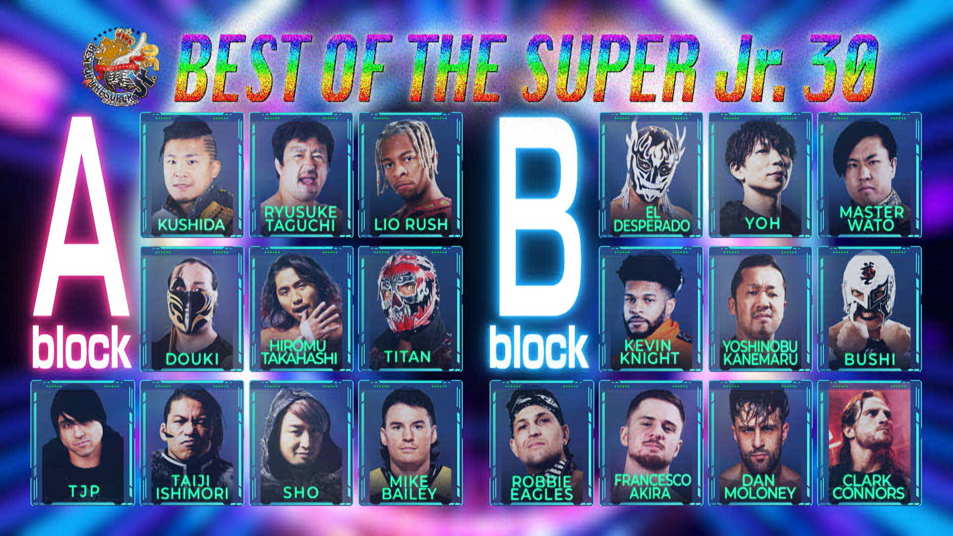 Best of the Super Jr. 30 lineup revealed! | NEW JAPAN PRO-WRESTLING
