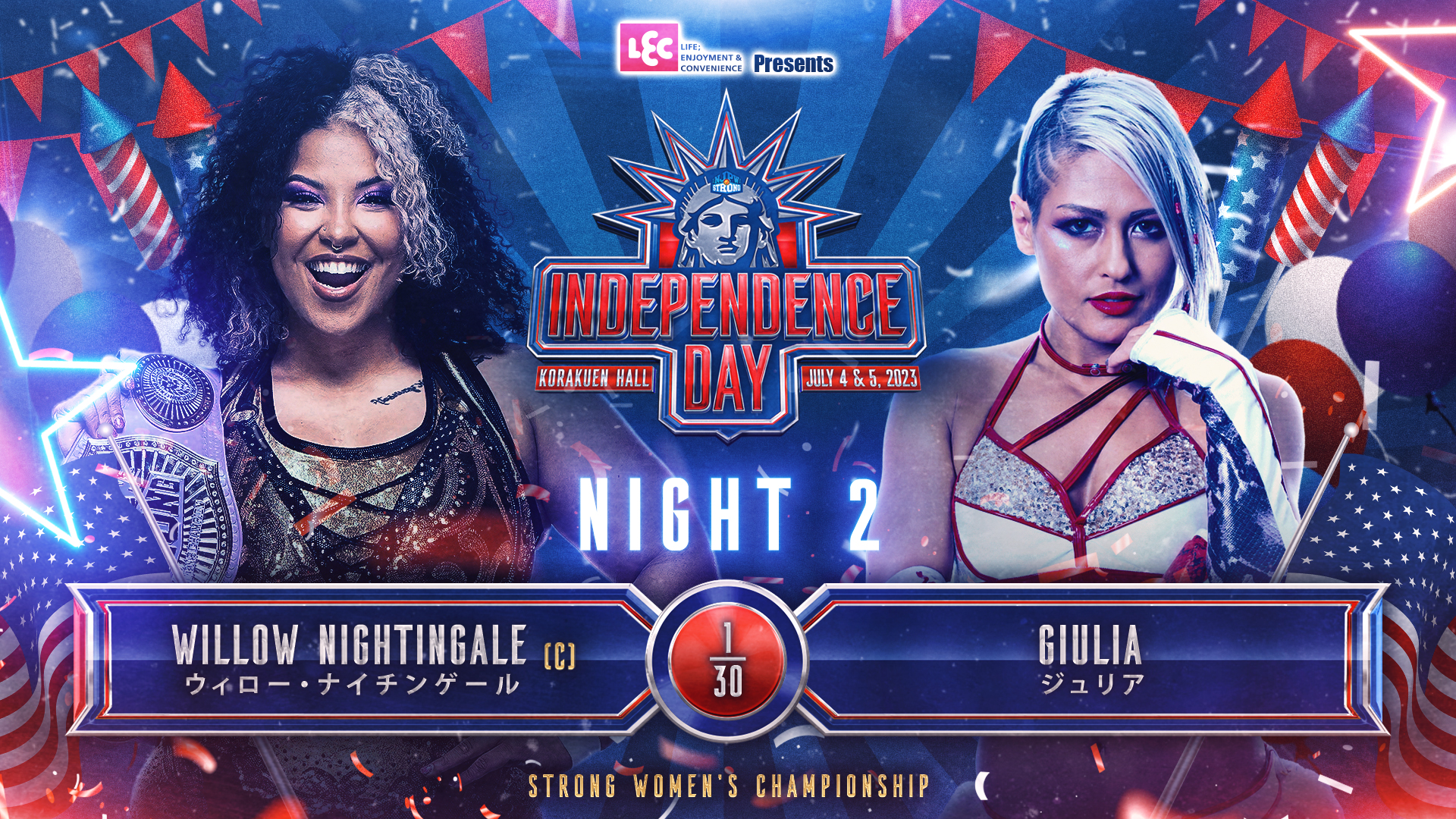 Independence Day night 2 (July 5) full preview | NEW JAPAN