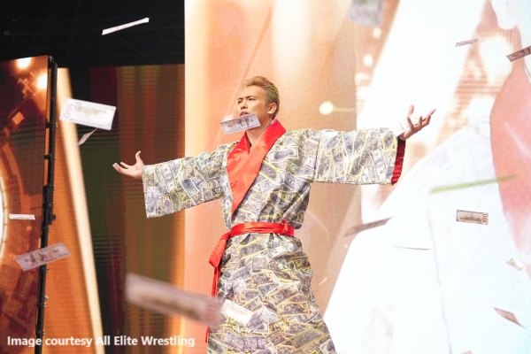 Danielson tastes the rain from Okada on Dynamite | NEW JAPAN PRO