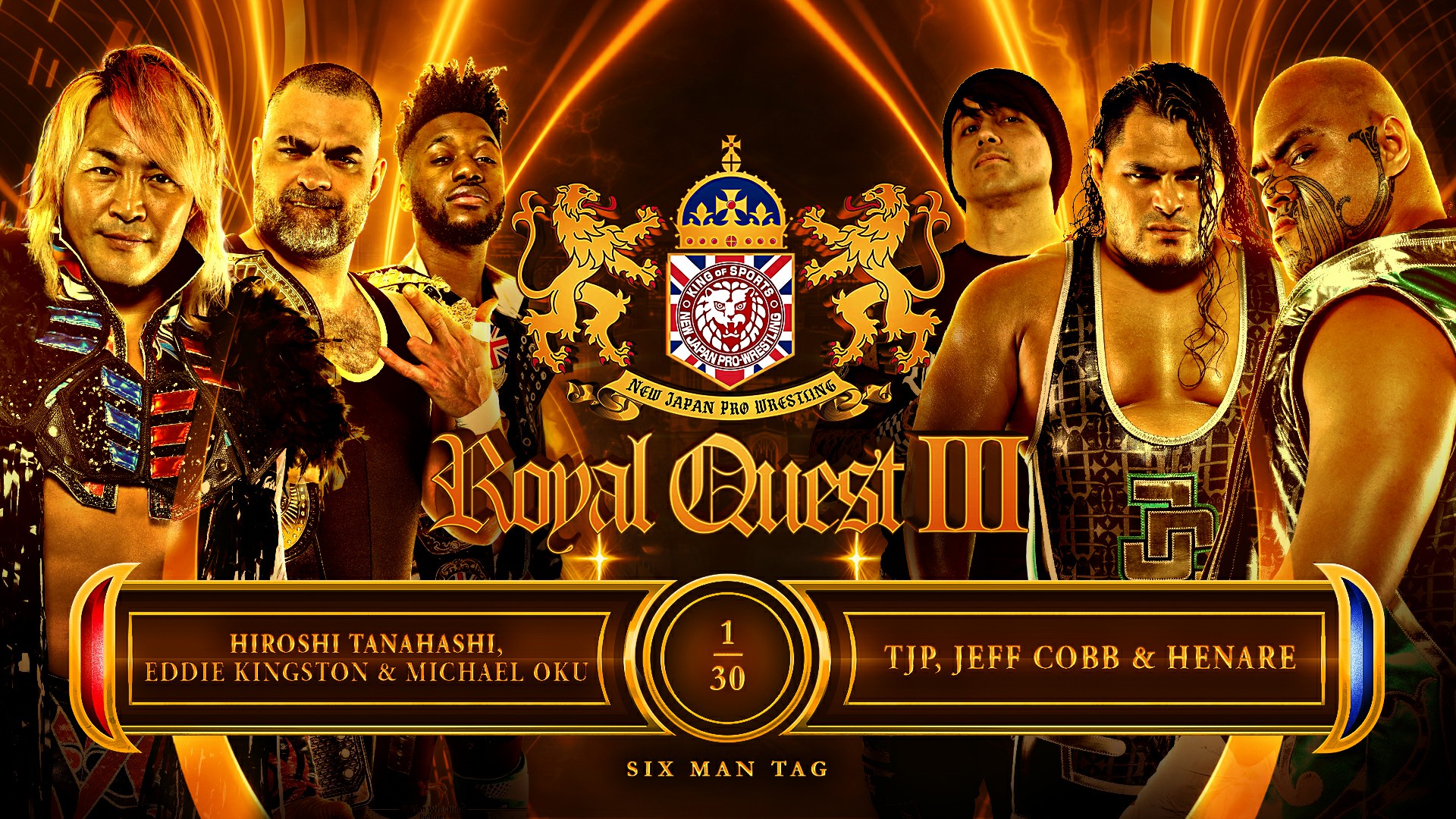 Royal Quest III Full card, preview | NEW JAPAN PRO-WRESTLING
