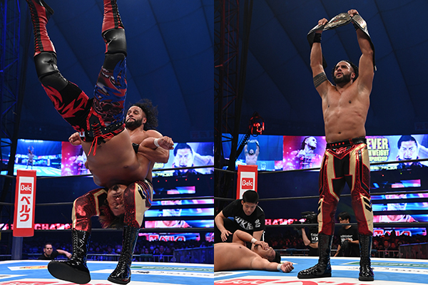 Tama Triumphs over Takagi in NEVER clash 【WK18】 | NEW JAPAN PRO