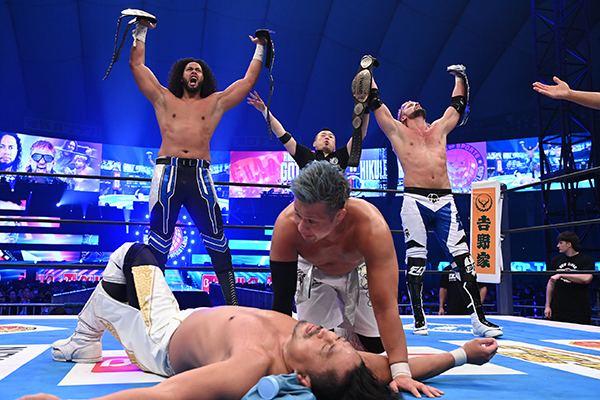 ELP and Hikuleo walk out of Wrestle Kingdom with double gold 【WK18】 | NEW  JAPAN PRO-WRESTLING