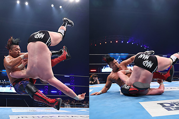 Shingo survives Kidd in NEVER war in Fukuoka | NEW JAPAN PRO
